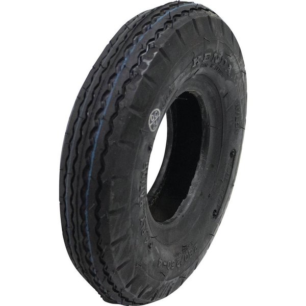 Stens New Tire For Kenda 20281002 Tire Size 2.80X2.50-4, Tread Sawtooth 160-630